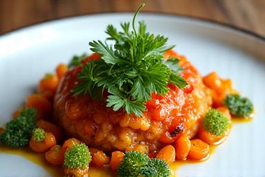 Plato plant-based innovador